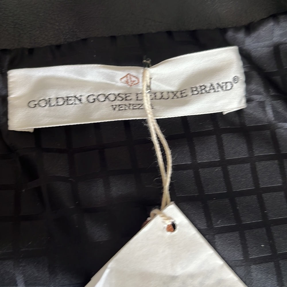 Golden goose deluxe brand Woman’s jacket leather size large black - Picture 7 of 16